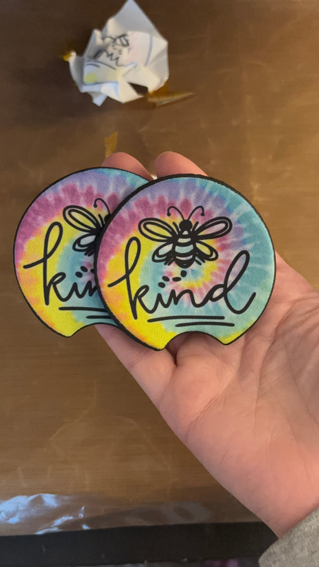 Bee 🐝 Kind Car Coaster Set