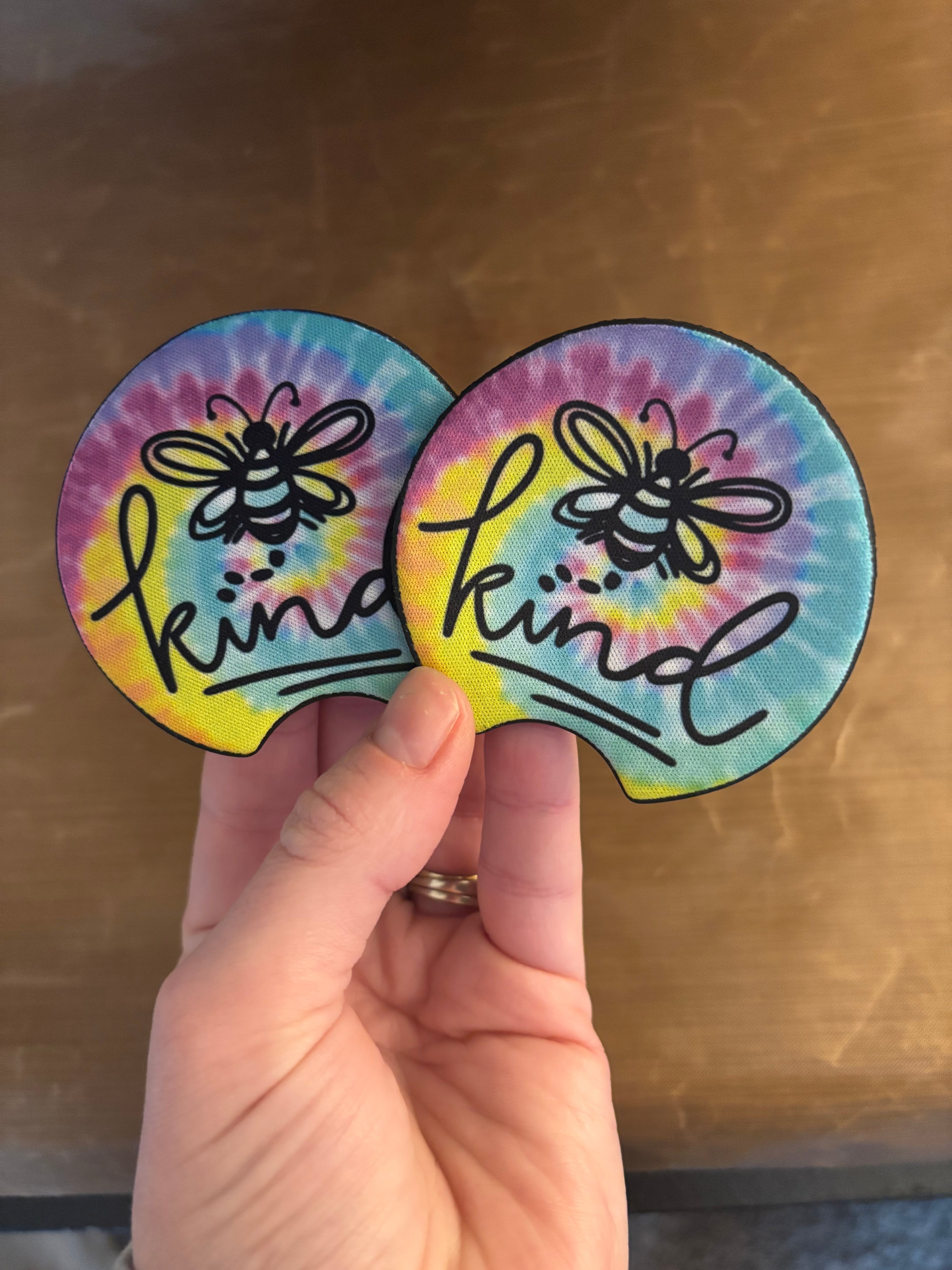 Bee 🐝 Kind Car Coaster Set