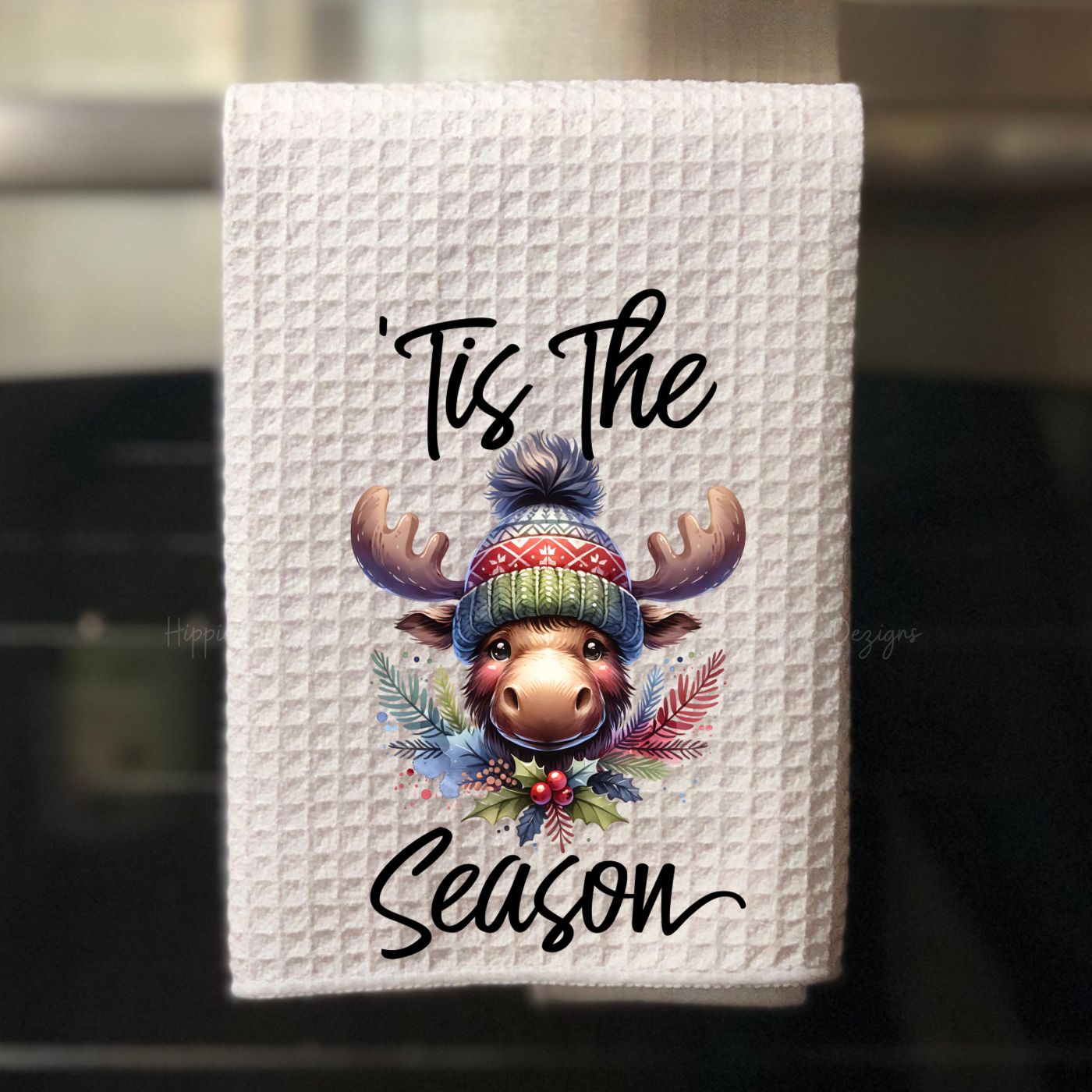 Tis The Season Moose Kitchen Towel