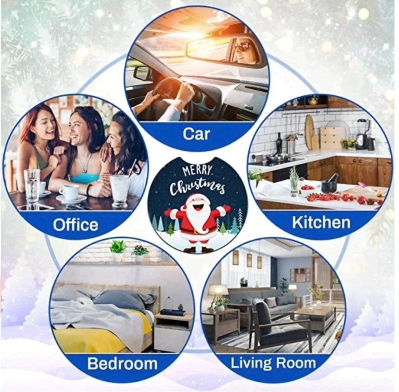 Bee 🐝 Kind Car Coaster Set