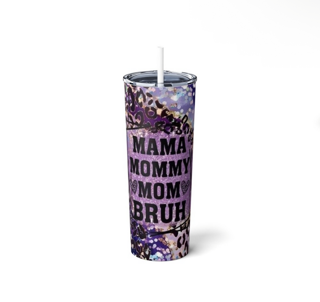 Mama Mommy Mom Bruh Purple 20oz Tumbler